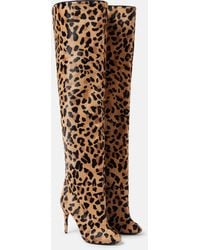 Alaïa - Decollete 90 Calf Hair Over-the-knee Boots - Lyst