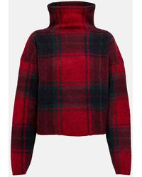 Polo Ralph Lauren - Checked Alpaca Wool-blend Sweater - Lyst
