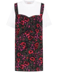 Marni Vestito modello T-shirt - Multicolore