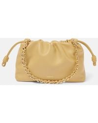 Loewe - Flamenco Medium Leather Clutch - Lyst