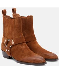 Paris Texas - Helena Suede Ankle Boots - Lyst