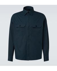 ZEGNA - Cotton-Blend Overshirt - Lyst