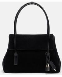 Tom Ford - Eclipse Medium Suede Shoulder Bag - Lyst