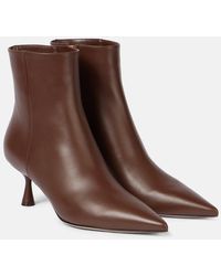 Gianvito Rossi - Murray 55 Leather Ankle Boots - Lyst