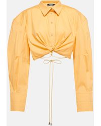 Jacquemus - La Chemise Plidao Cotton Poplin Shirt - Lyst