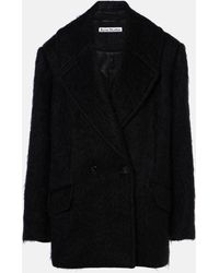 Acne Studios - Opeala Wool And Mohair-Blend Coat - Lyst