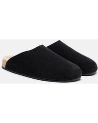 The Row - Hudson Two Suede Mules - Lyst