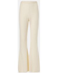 The Row - Gregori Cashmere Flared Pants - Lyst