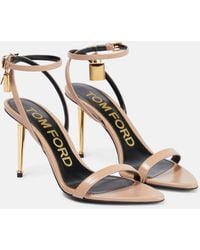 Tom Ford - Padlock 85 Leather Sandals - Lyst