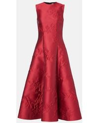 Emilia Wickstead - Mara Floral Jacquard Cocktail Dress - Lyst
