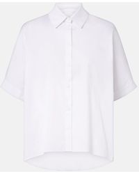Max Mara - Pittura Cotton-Blend Shirt - Lyst