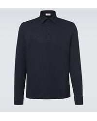 Agnona - Cotton And Silk Polo Shirt - Lyst
