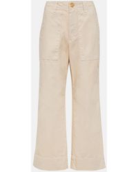 Velvet - Weite Cropped-Hose Mya Aus Baumwolle - Lyst