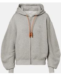 Loewe - Flamenco Cotton And Cashmere Hoodie - Lyst