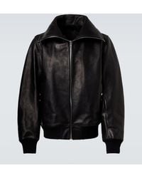 Rick Owens - Blixa Dracucollar Leather Jacket - Lyst