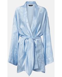 Balenciaga - Silk Wrap Dress - Lyst