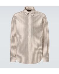 Slowear - Striped Cotton Shirt - Lyst
