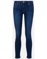 AG Jeans - Legging Ankle Mid-Rise Skinny Jeans - Lyst
