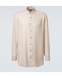 Giorgio Armani - Archivio Satin Shirt - Lyst