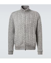 Herno - Cable-Knit Wool Jacket - Lyst