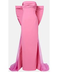 Carolina Herrera - Robe Aus Crepe - Lyst