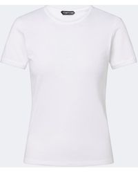 Tom Ford - Cotton Jersey T-Shirt - Lyst