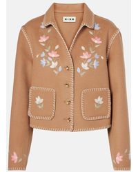 RIXO London - Veste Sunday En Laine Melangee - Lyst