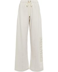 Max Mara Pantalon de survetement Ronco en coton melange - Blanc