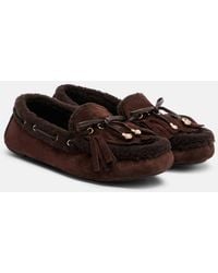 Jimmy Choo - Segelschuhe Manon Mit Shearling - Lyst