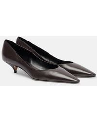The Row - Liisa Two Leather Pumps - Lyst
