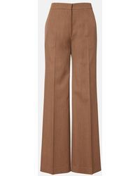 FFORME - Agel High-Rise Virgin Wool Wide-Leg Pants - Lyst