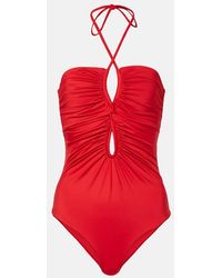 Johanna Ortiz - Coral Reef Gathered Swimsuit - Lyst