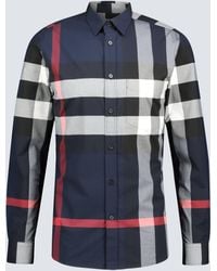 Burberry - Somerton shirt in vintage checks - Lyst