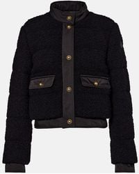 Moncler - Daunenjacke Blandy Aus Tweed - Lyst