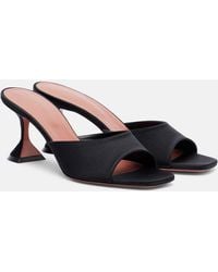 AMINA MUADDI - Lupita 70 Satin Mules - Lyst