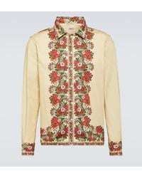 Bode - Winter Bouquet Cotton Shirt - Lyst
