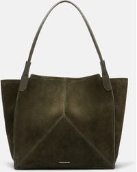 Victoria Beckham - Victoria Suede Tote Bag - Lyst