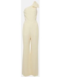 Chloé - One-Shoulder Linen Jumpsuit - Lyst