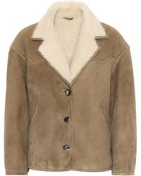 Étoile Isabel Marant Fabio Shearling Jacket - Natural
