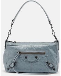 Balenciaga - Le City Moto Mini Leather Shoulder Bag - Lyst