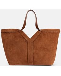 Saint Laurent - Y Suede Tote Bag - Lyst