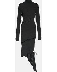Dion Lee - Asymmetric Pointelle Minidress - Lyst
