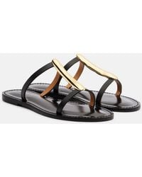 Amanu - Sahara Embellished Leather Sandals - Lyst