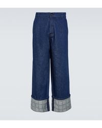 JW Anderson - Turn Up Wide-Leg Jeans - Lyst