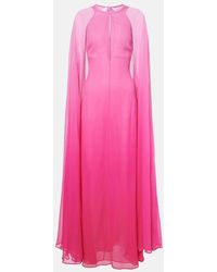 Tom Ford - Ombre Cutout Silk Crepon Gown - Lyst