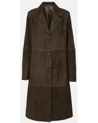 TOTEME - Suede Coat - Lyst