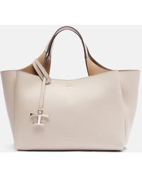 Tod's - Apa Small Leather Tote Bag - Lyst