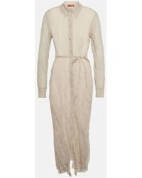Altuzarra - Hemdblusenkleid Agnes Aus Baumwolle Und Seide - Lyst