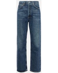 Agolde - Mid-Rise Straight Jeans '90s - Lyst
