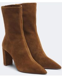Aquazzura - Saint Honore Suede Ankle Boots - Lyst